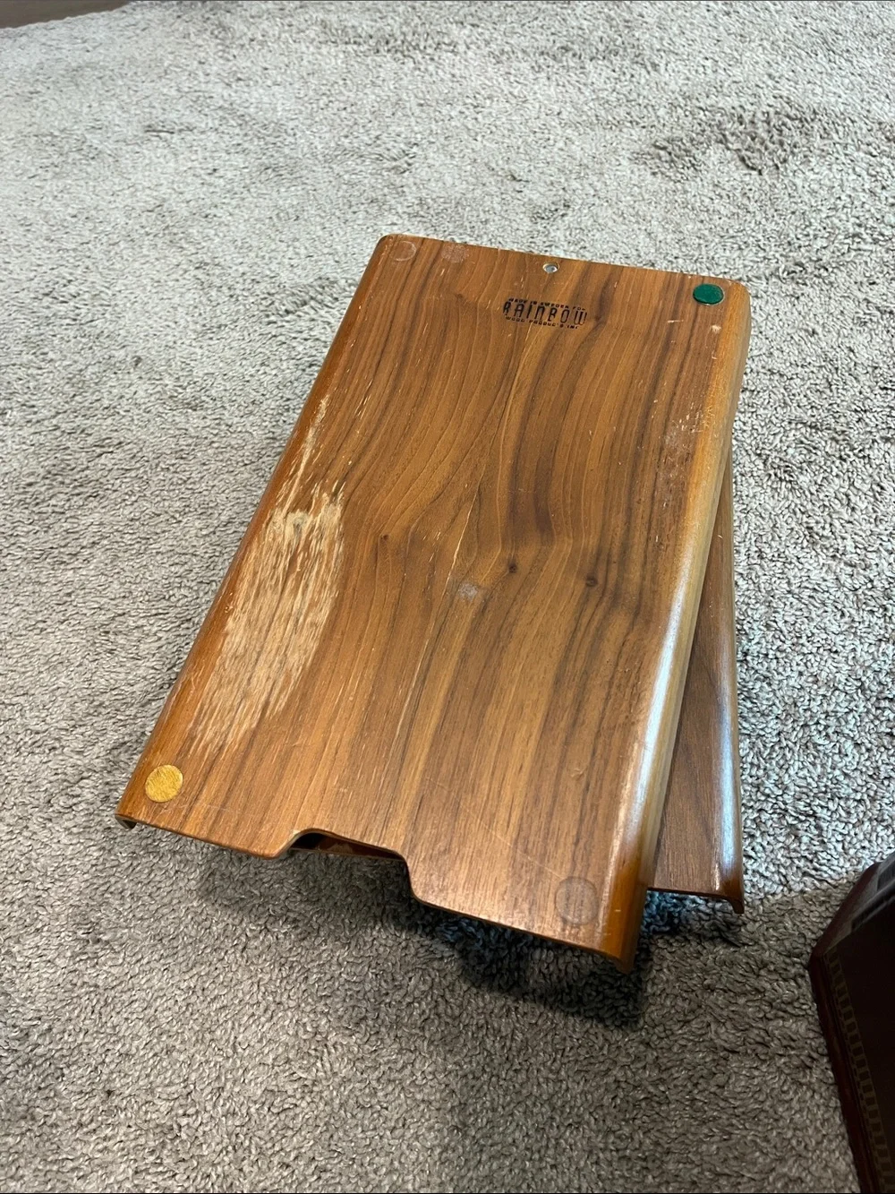 Wooden 3-Tier Stackable Desk Tray - Brown